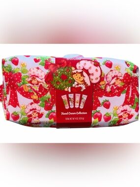 Strawberry Shortcake Hand Cream Collection - Pink Floral Pouch